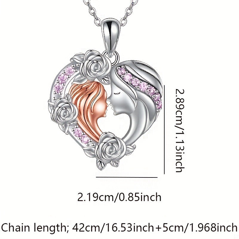 Fashion European And American Style New Heart-shaped Pendant Necklace